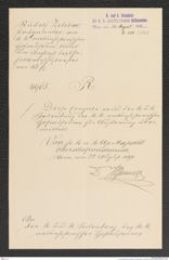 k.k. naturhistorisches Hofmuseum, Intendanzakten 1885-1896 (Hauer), Aktenzahl Z.538/1891, Seite 1